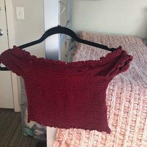 off the shoulder top